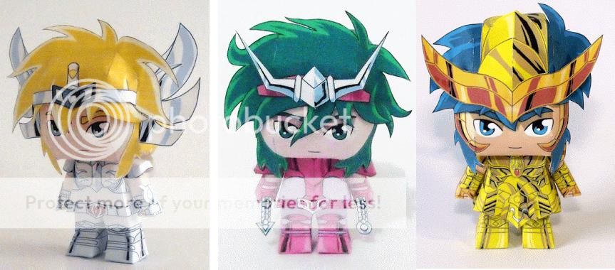 saint seiya papercraft